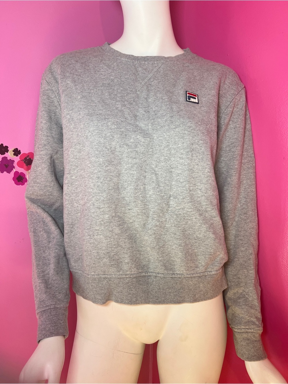 Fila Gray Crewneck Sweatshirt medium